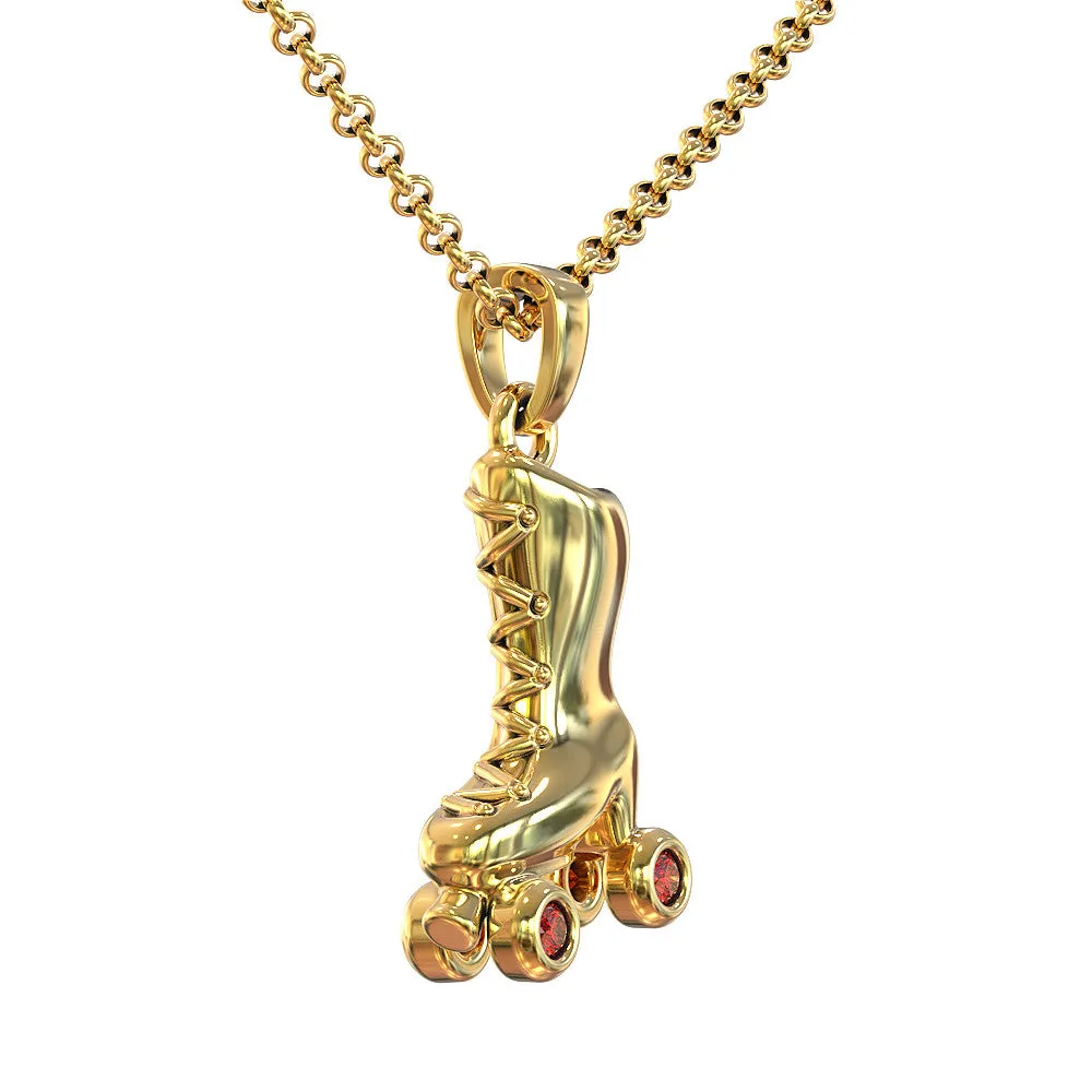Retro Roller Derby Team Necklace - Strictly Limited Edition