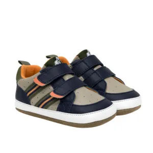 Robeez First Kicks Brooks Navy Shoes