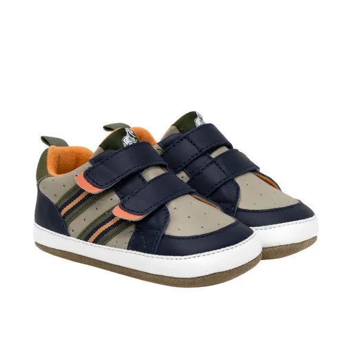 Robeez First Kicks Brooks Navy Shoes