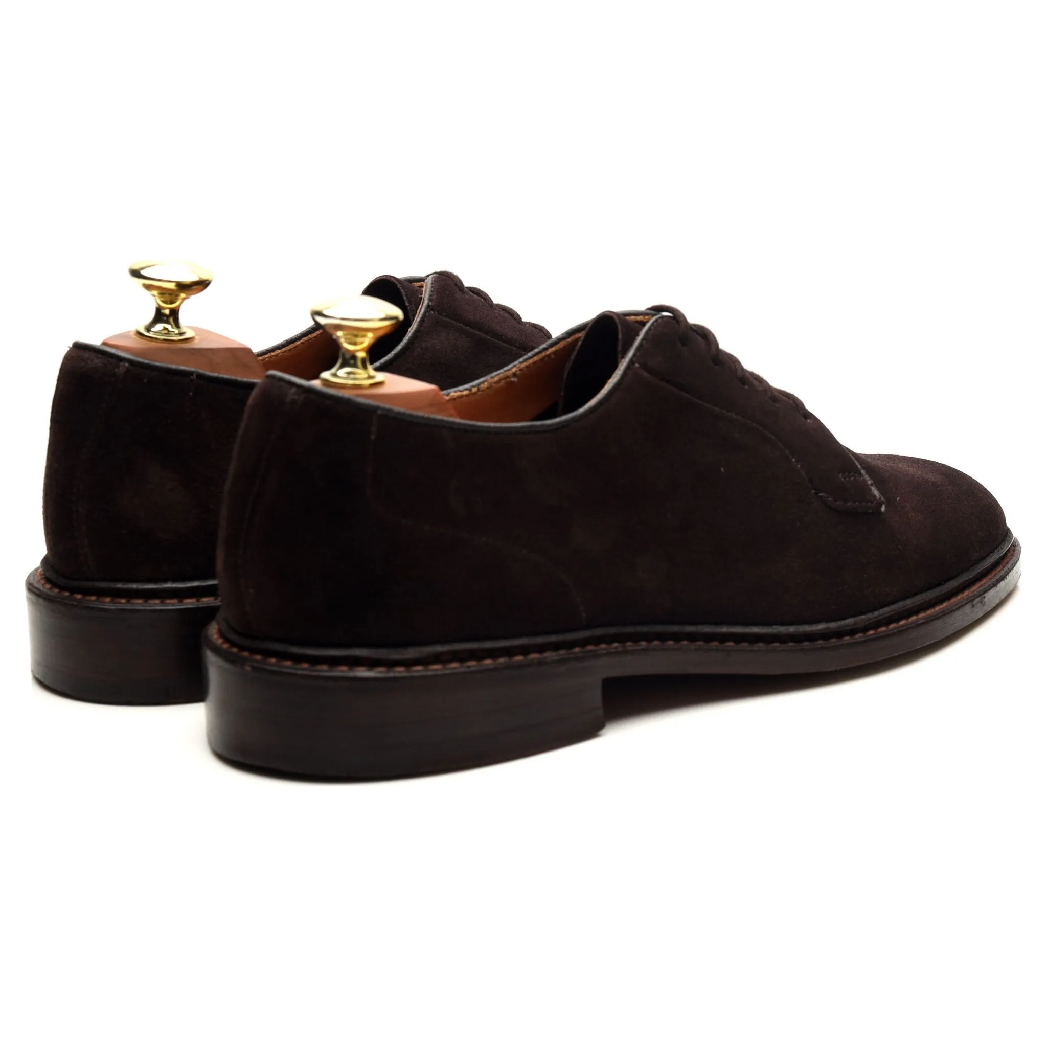 'Robert' Dark Brown Suede Derby UK 7