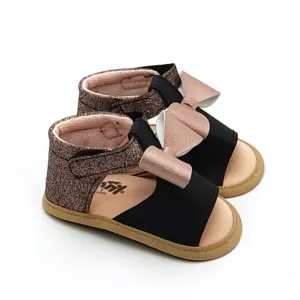 SANDALS WITH BOW AND VELVET  17-18-19