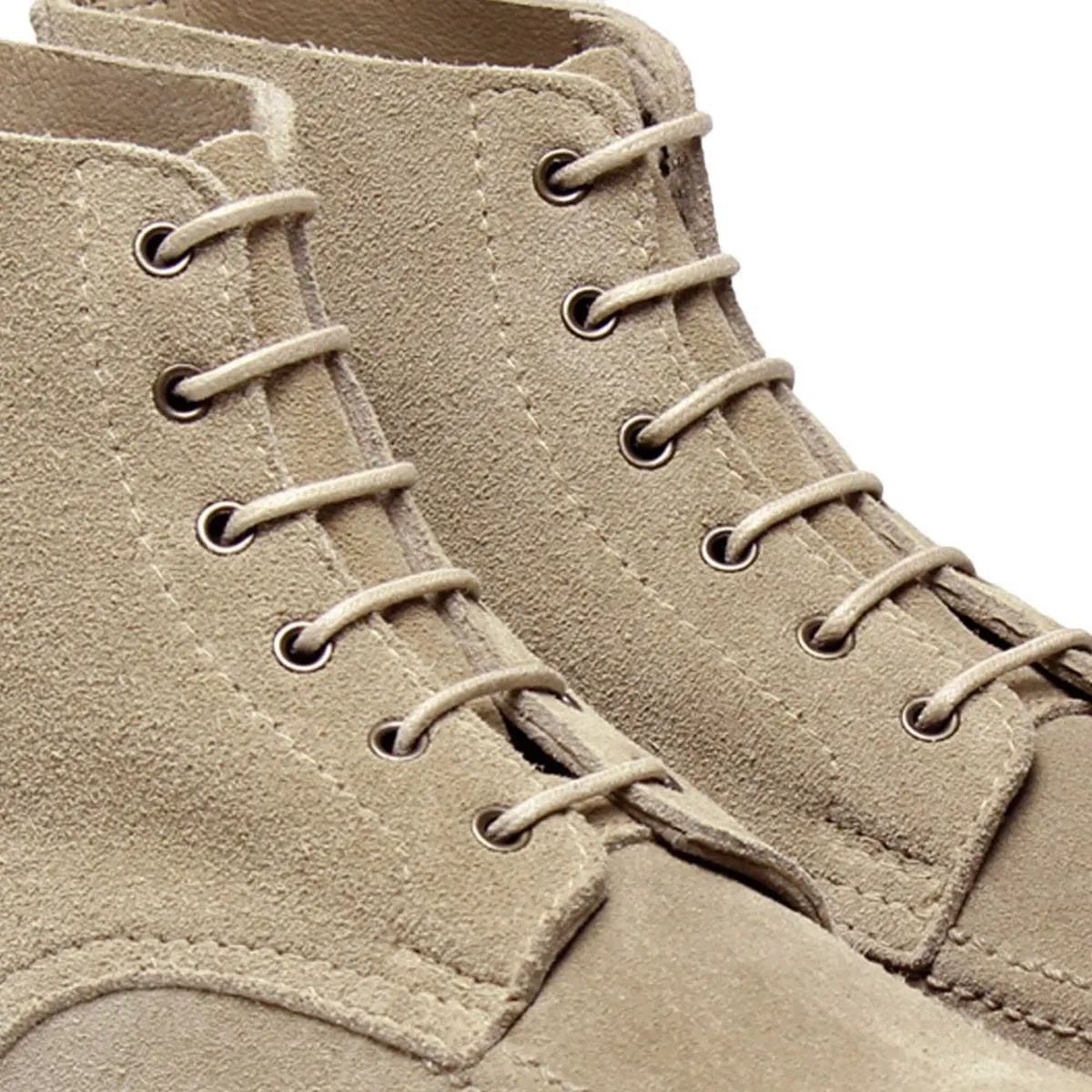 Sanders Wilson Milkshake Reverse Suede Apron Derby Boot