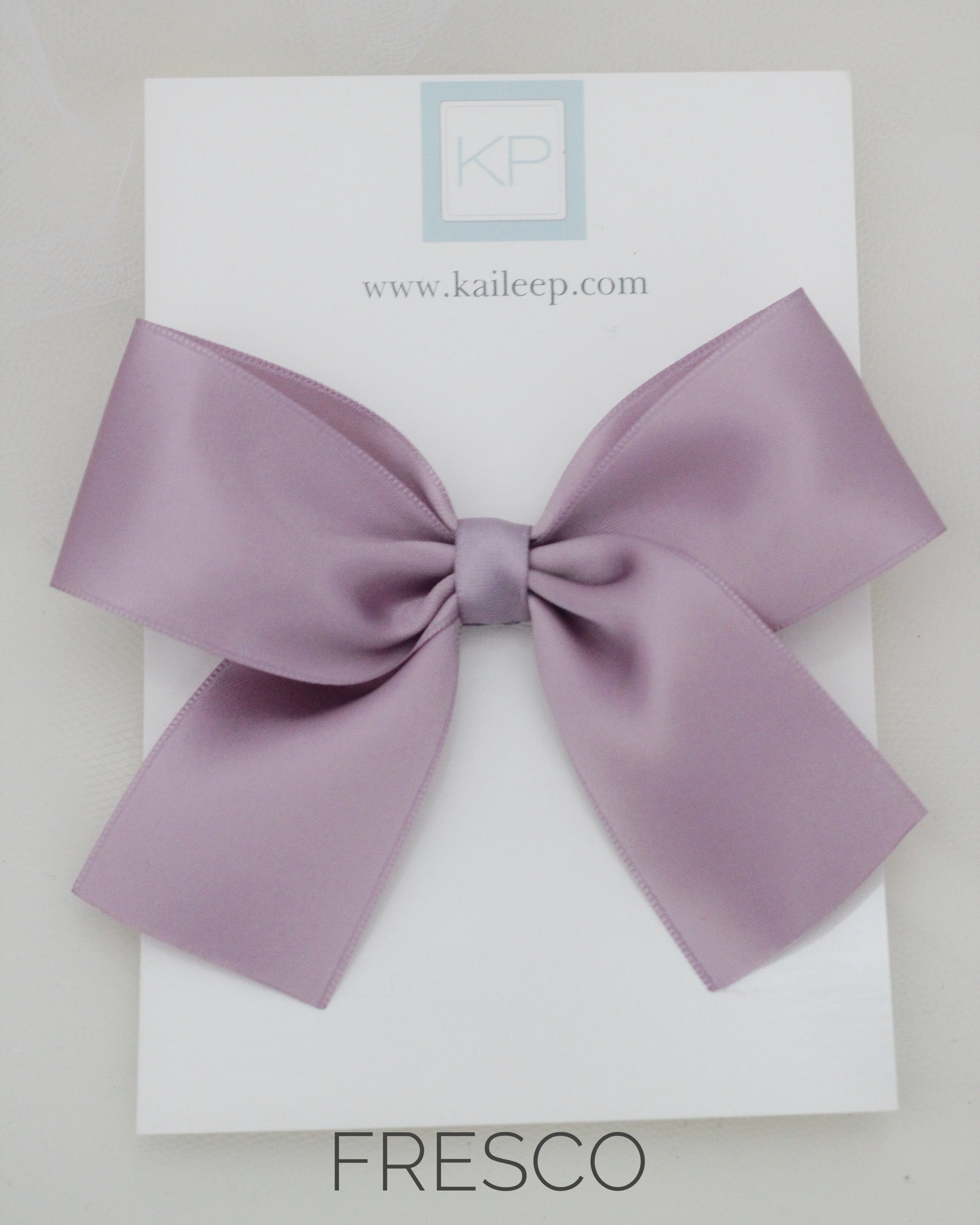 Satin Bow Hair Clips for Girls