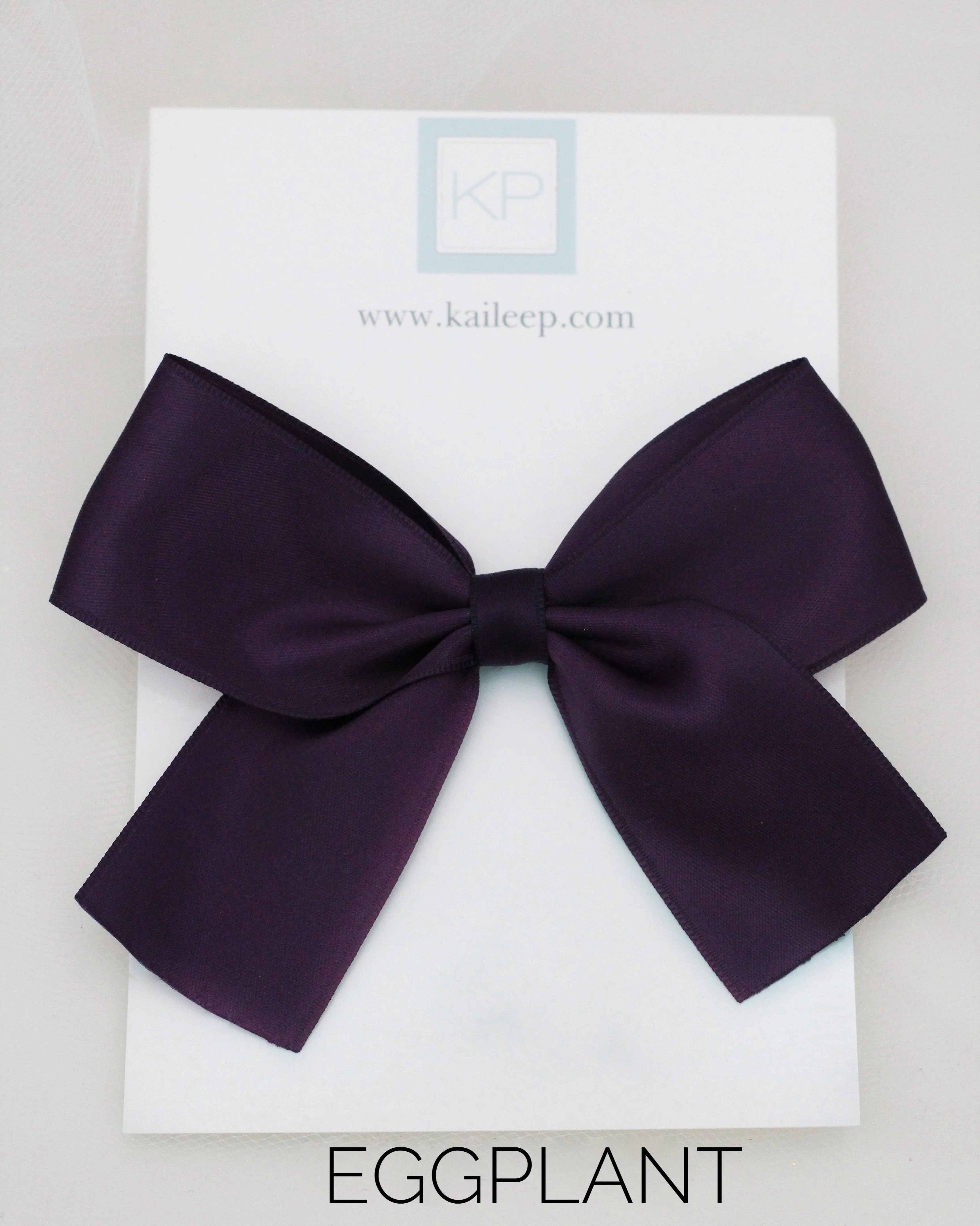 Satin Bow Hair Clips for Girls
