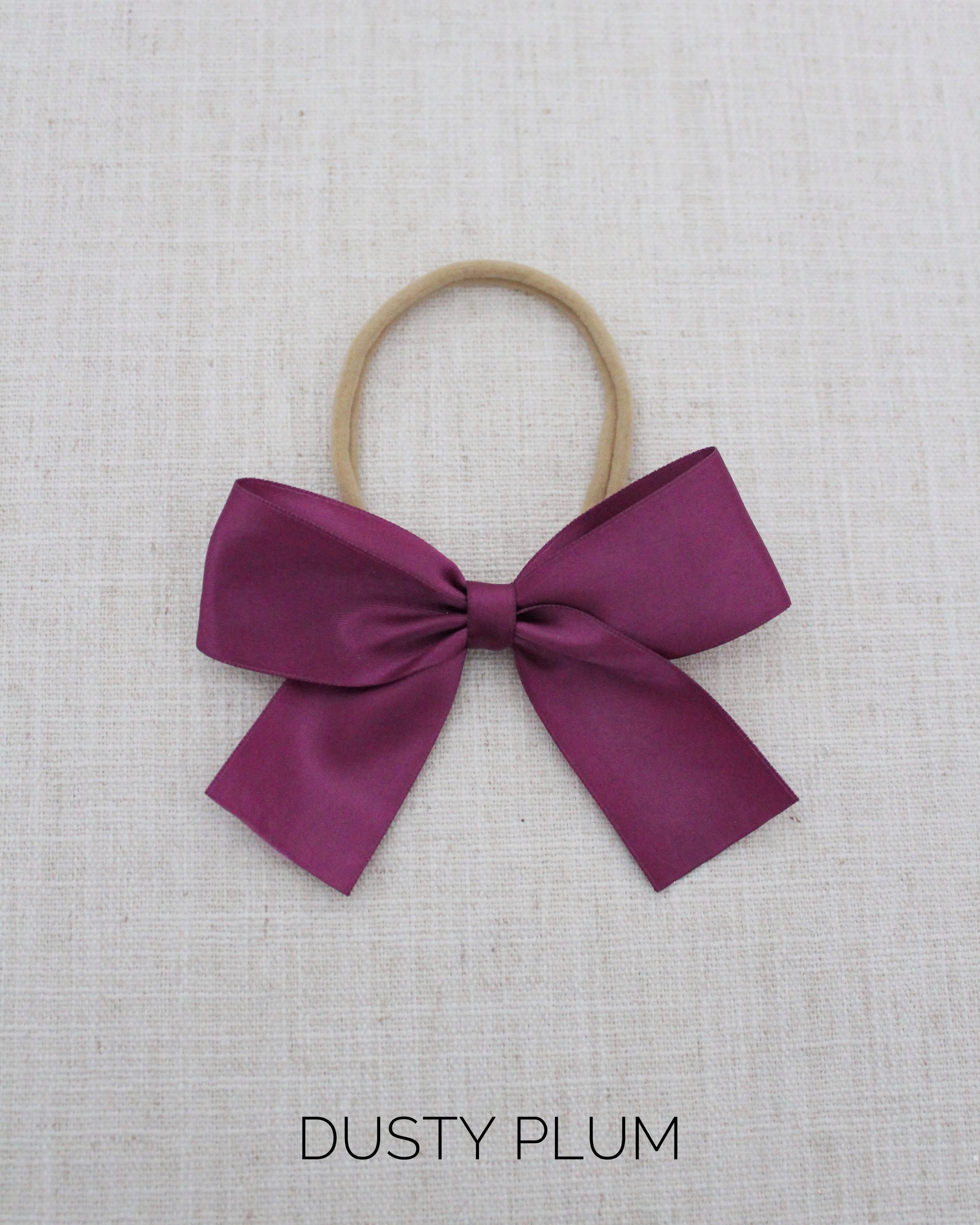 Satin Bow Hair Clips for Girls