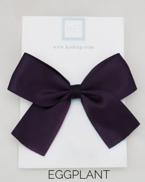Satin Bow Hair Clips for Girls