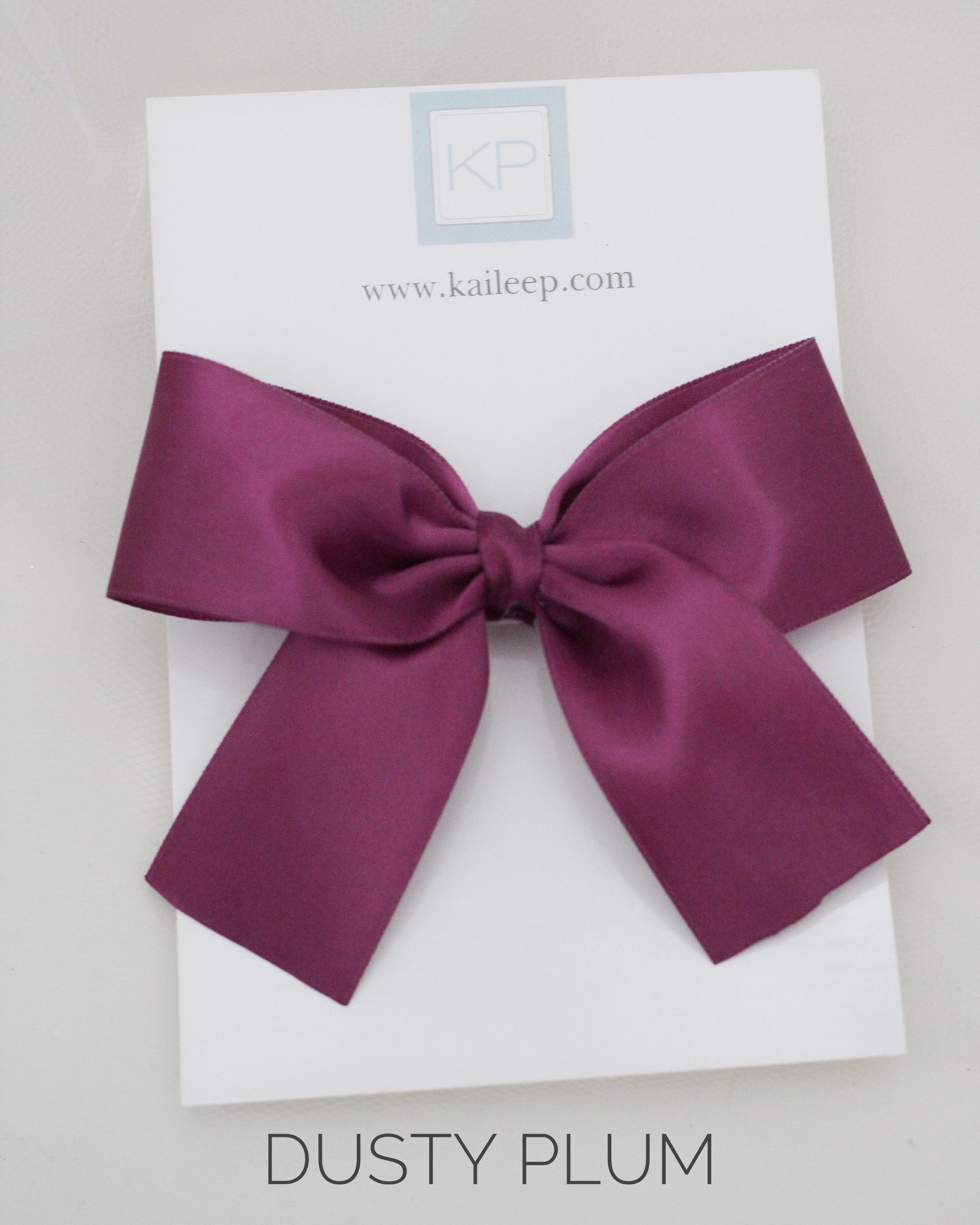 Satin Bow Hair Clips for Girls
