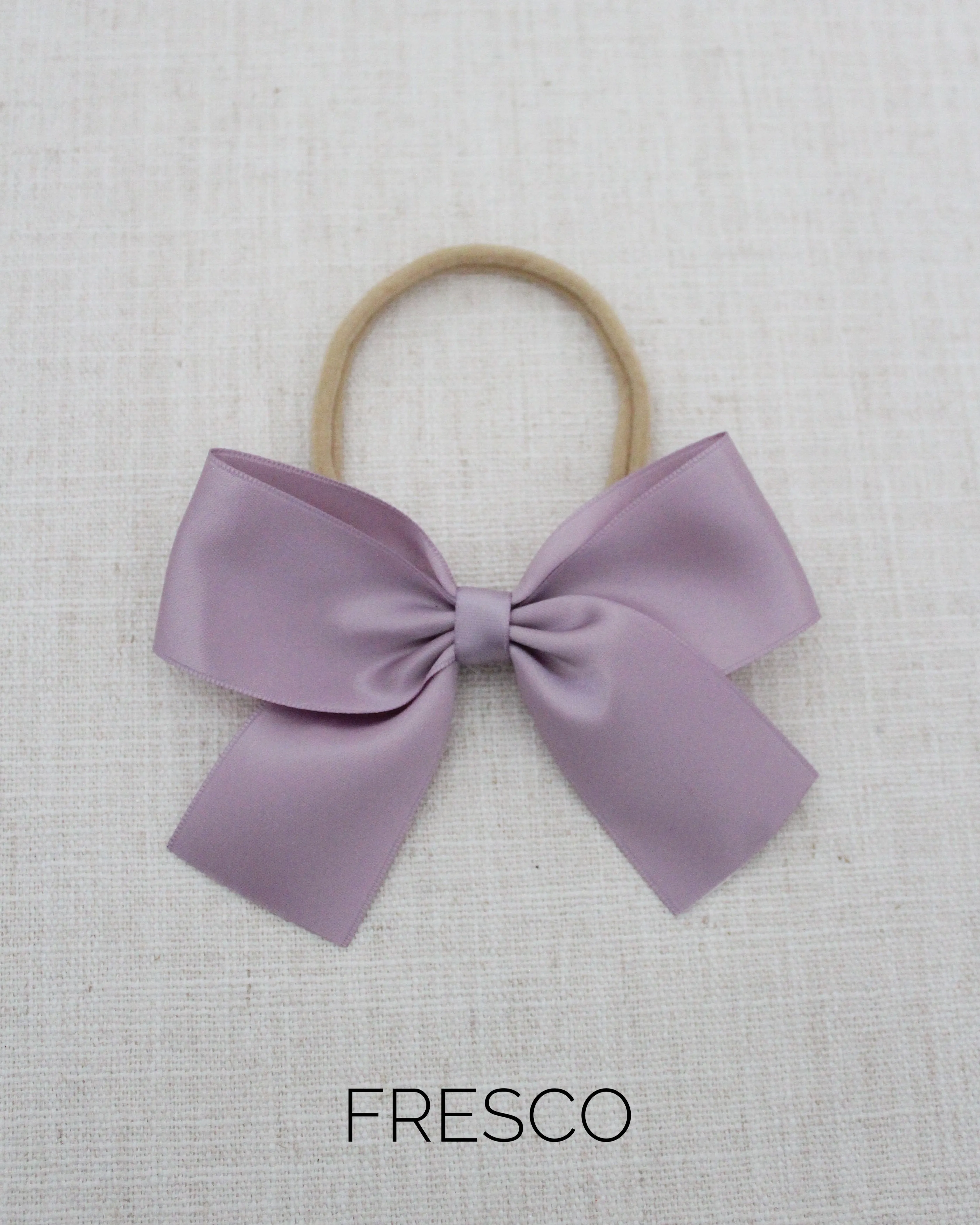 Satin Bow Hair Clips for Girls