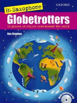 SAXOPHONE GLOBETROTTERS B FLAT TENOR BK/CD