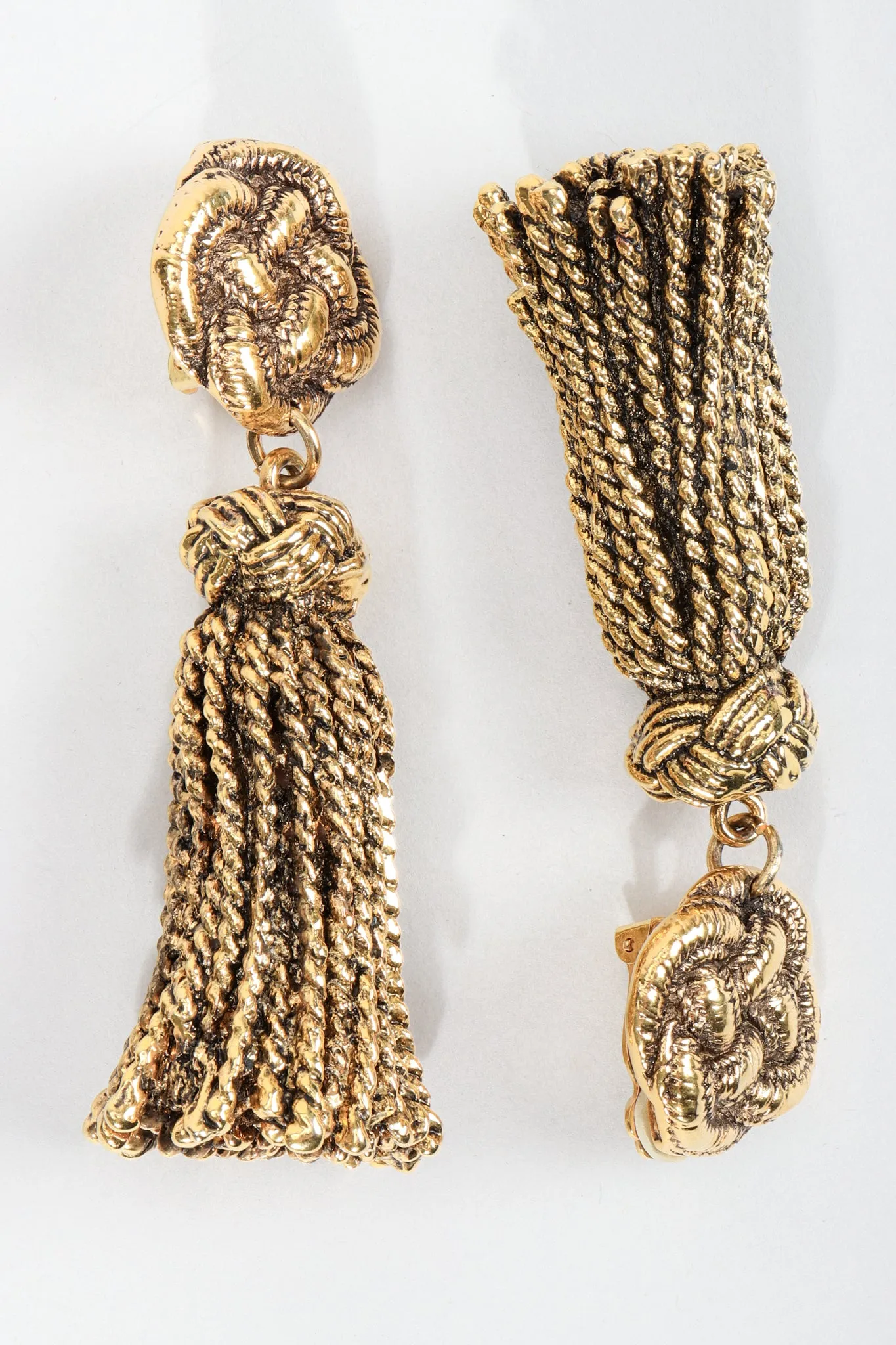 Sculpted Tassel Earrings
