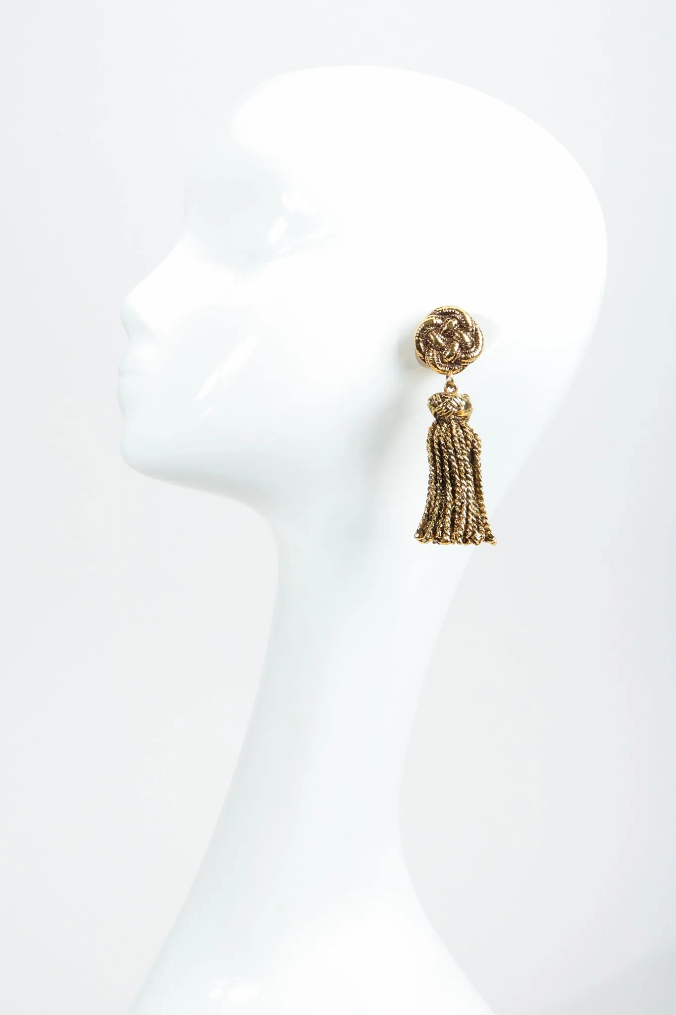 Sculpted Tassel Earrings