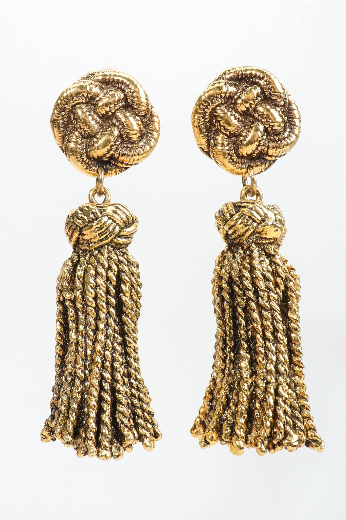 Sculpted Tassel Earrings