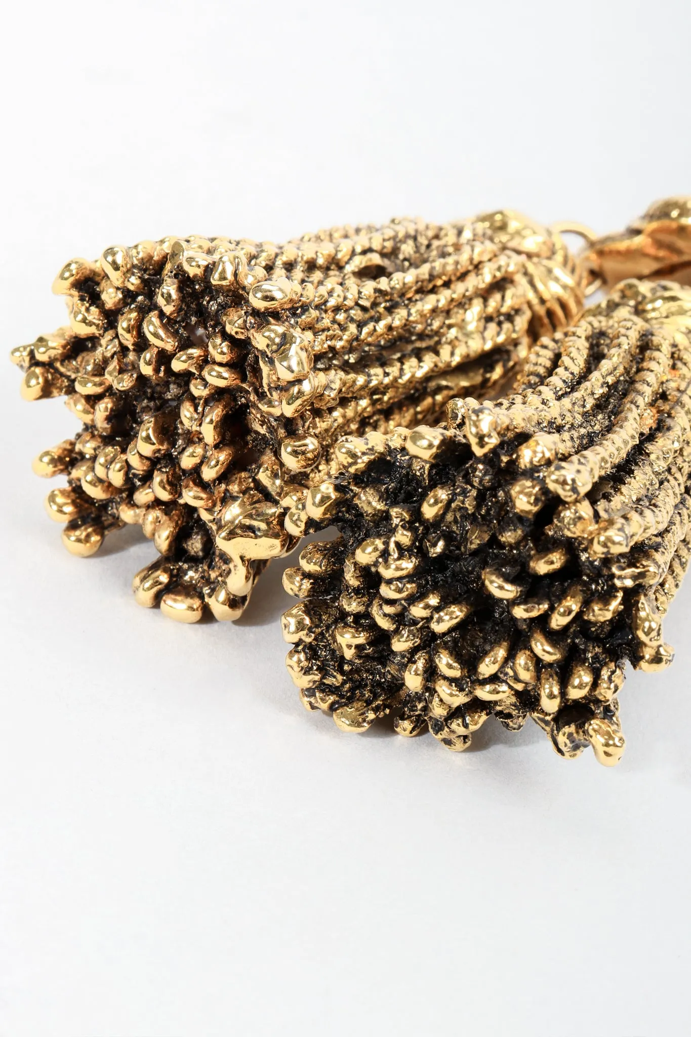 Sculpted Tassel Earrings