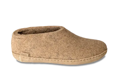 Shoe w/ Leather Sole