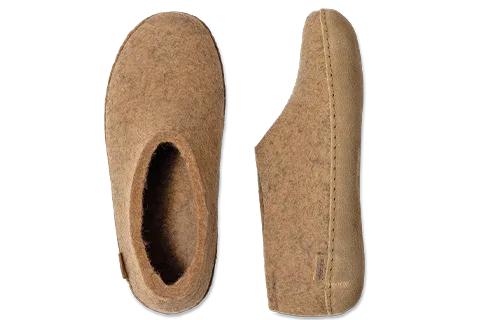 Shoe w/ Leather Sole