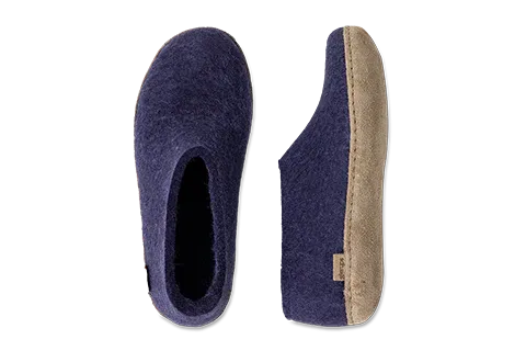Shoe w/ Leather Sole