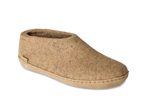 Shoe w/ Leather Sole