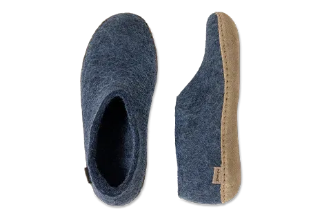 Shoe w/ Leather Sole