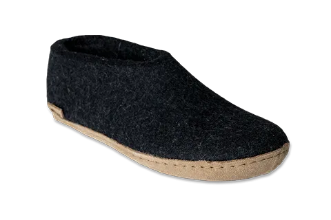 Shoe w/ Leather Sole