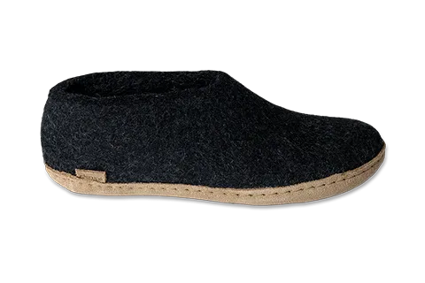 Shoe w/ Leather Sole