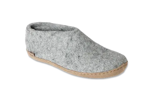 Shoe w/ Leather Sole