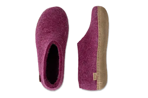 Shoe w/ Leather Sole