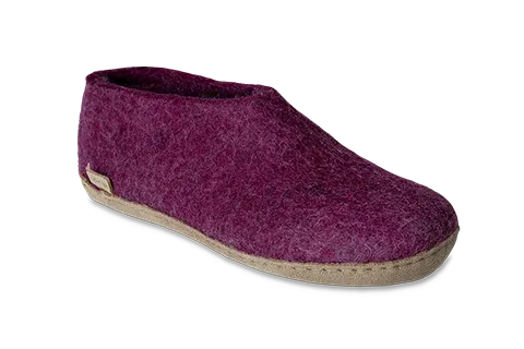 Shoe w/ Leather Sole