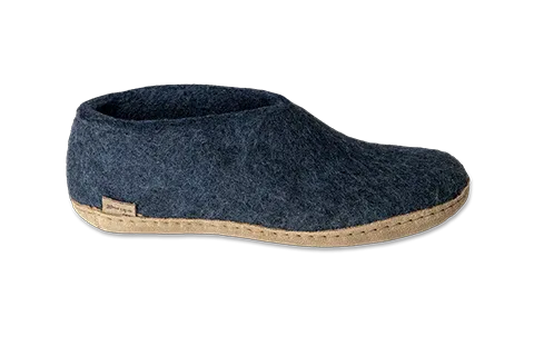 Shoe w/ Leather Sole