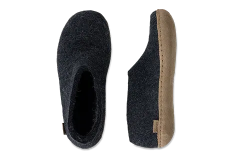 Shoe w/ Leather Sole
