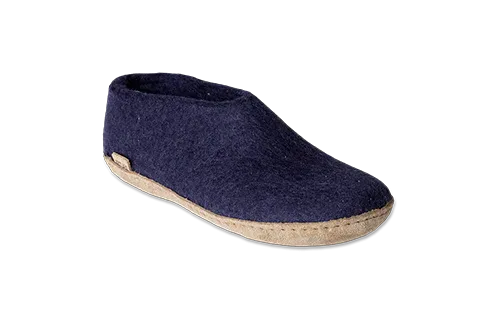 Shoe w/ Leather Sole