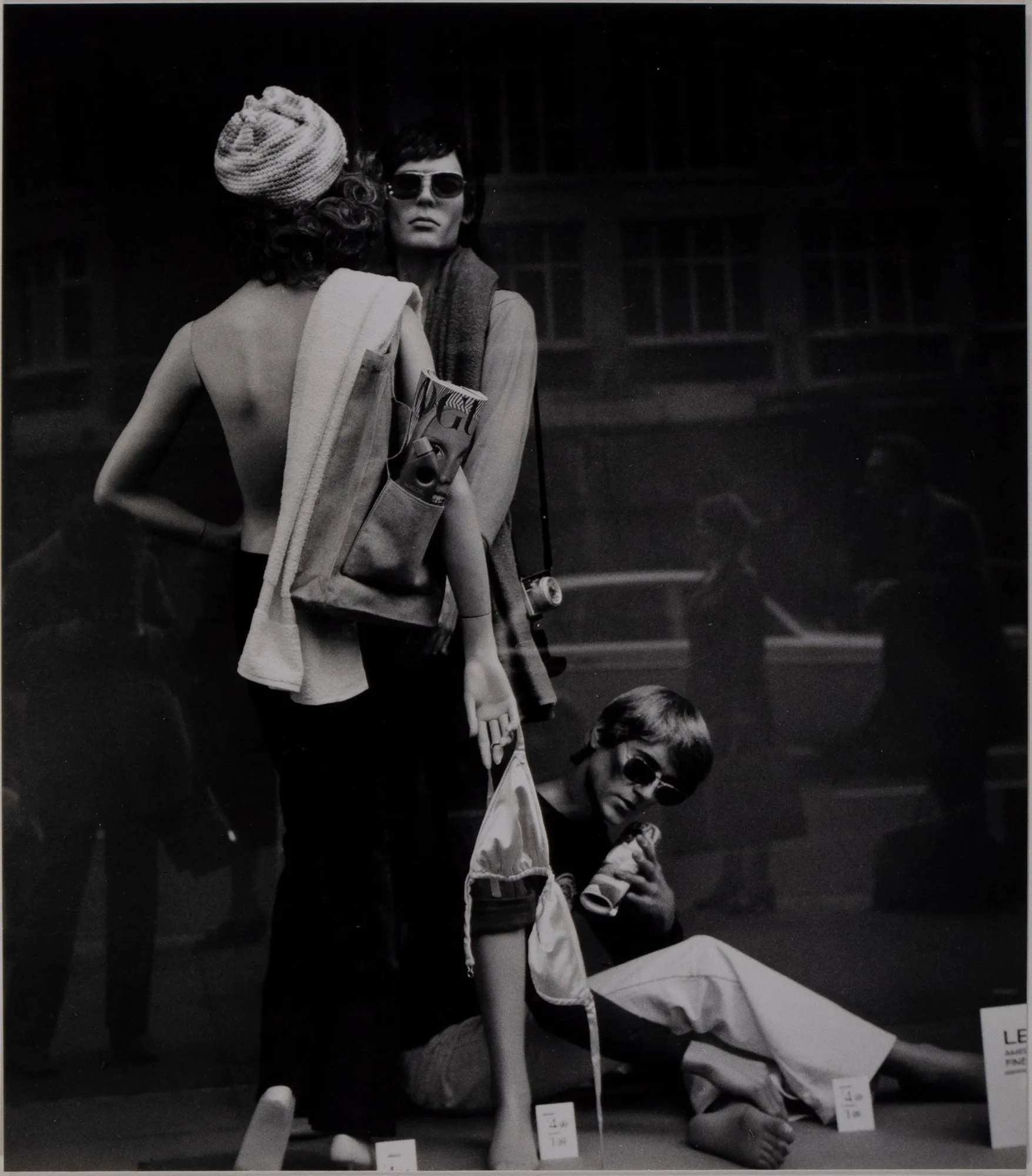 Shop Window in Oxford Street, Featuring Topless Outfit, London