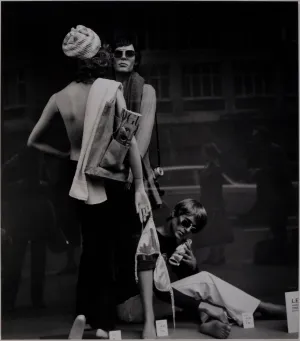 Shop Window in Oxford Street, Featuring Topless Outfit, London