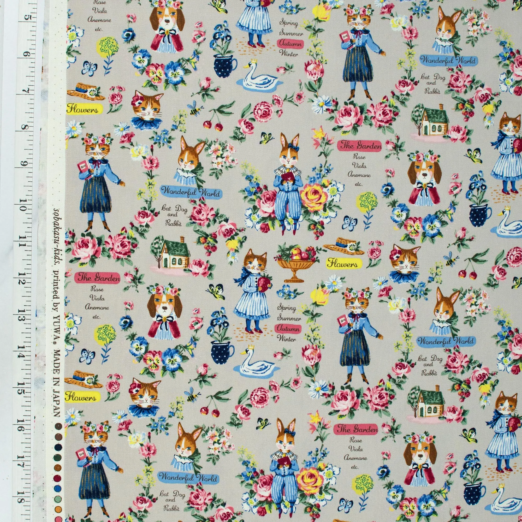 Sobakasu Kids - Wonderful World - Oxford Weight Color B Gray