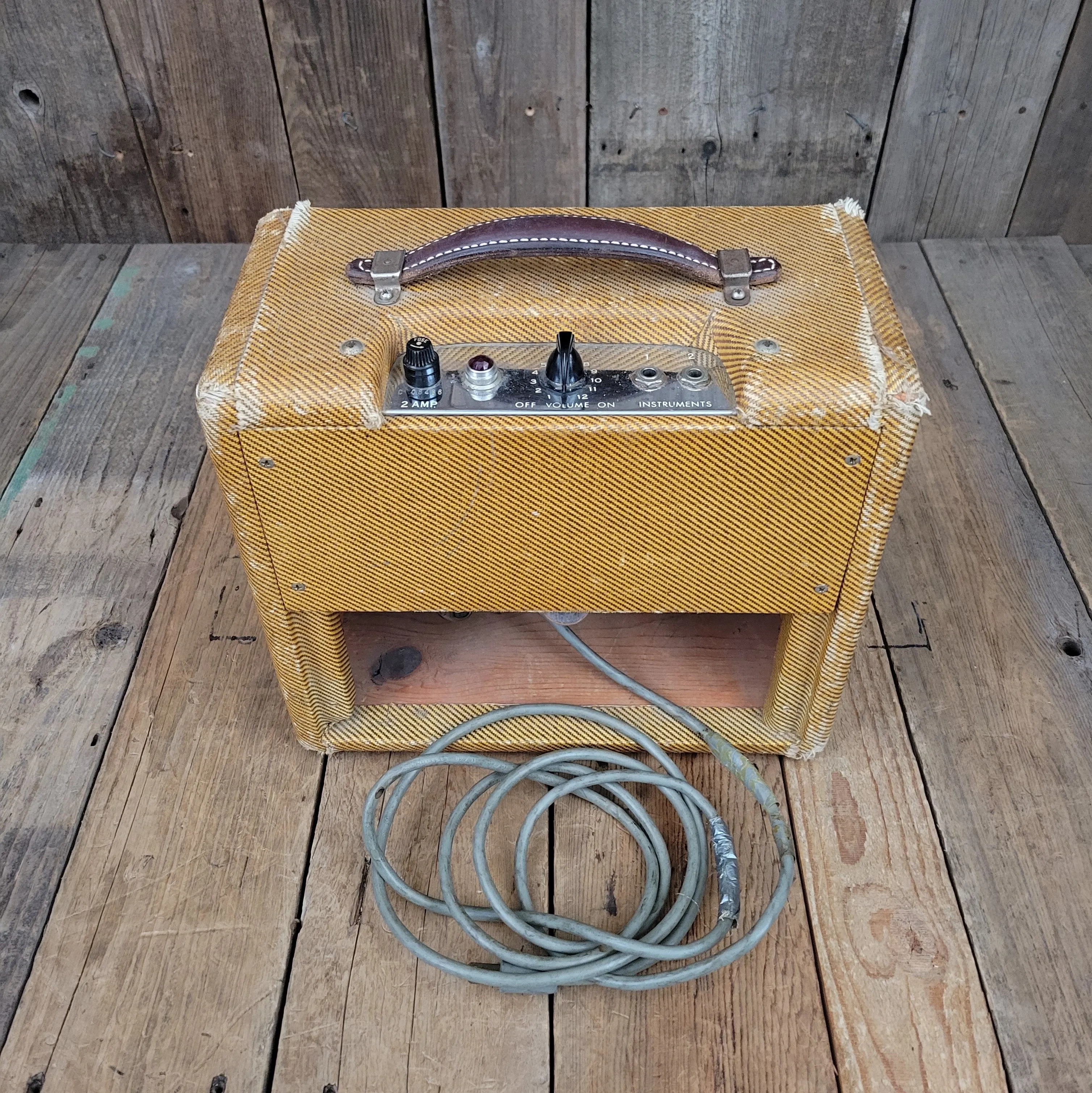 SOLD - Fender Champ 5F1 Tweed - 1958