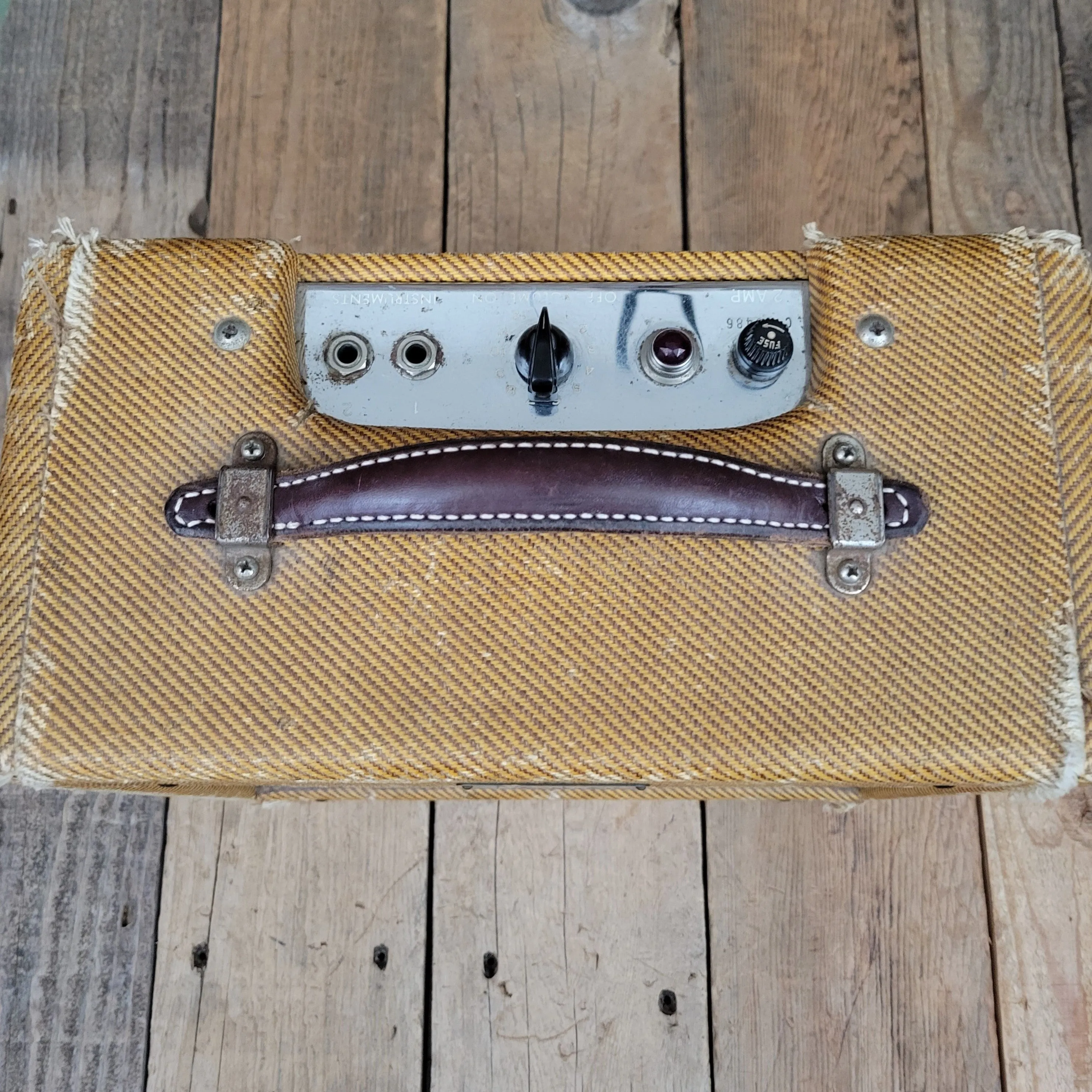 SOLD - Fender Champ 5F1 Tweed - 1958