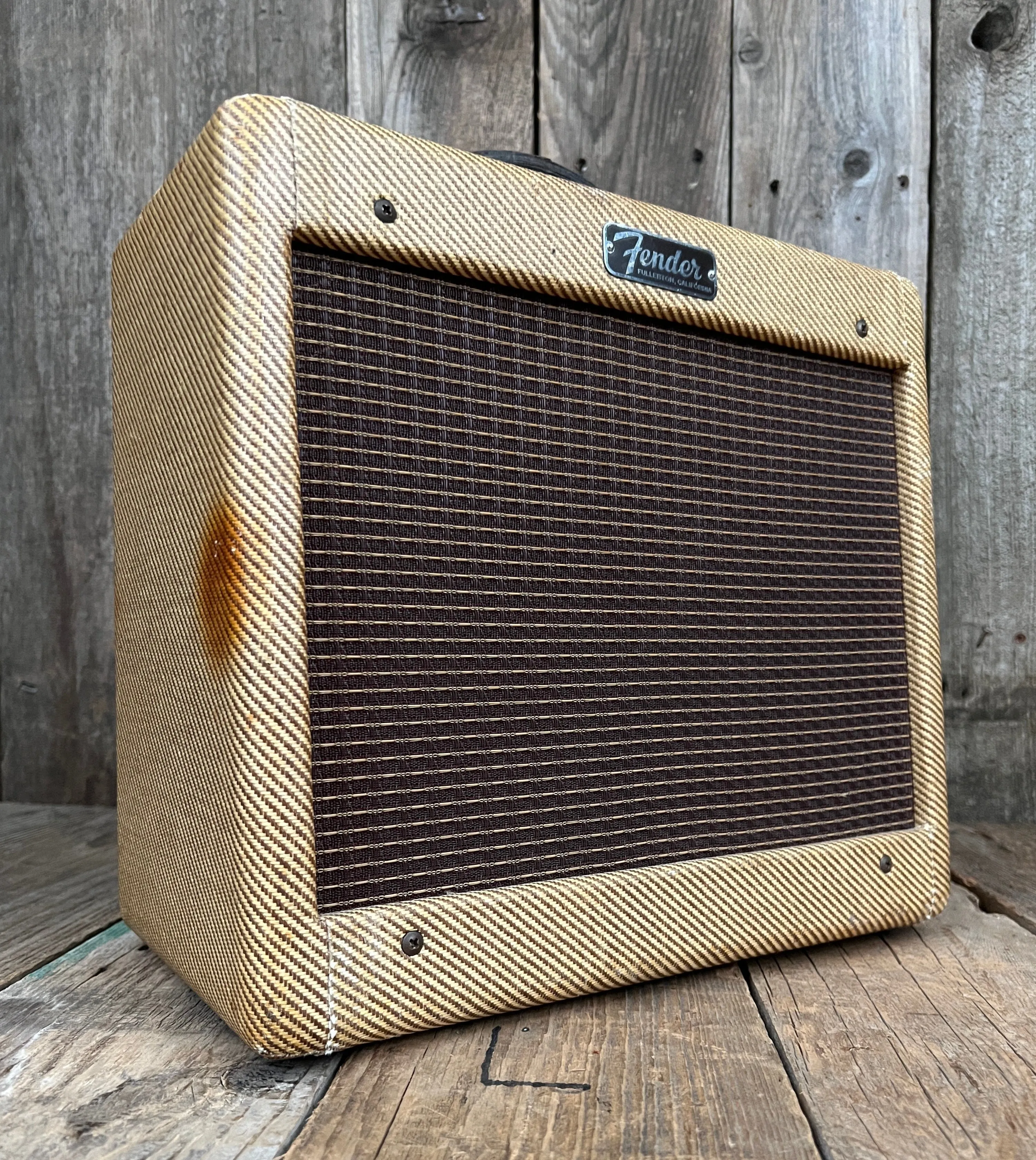SOLD - Fender Champ 5F1 Tweed 1961