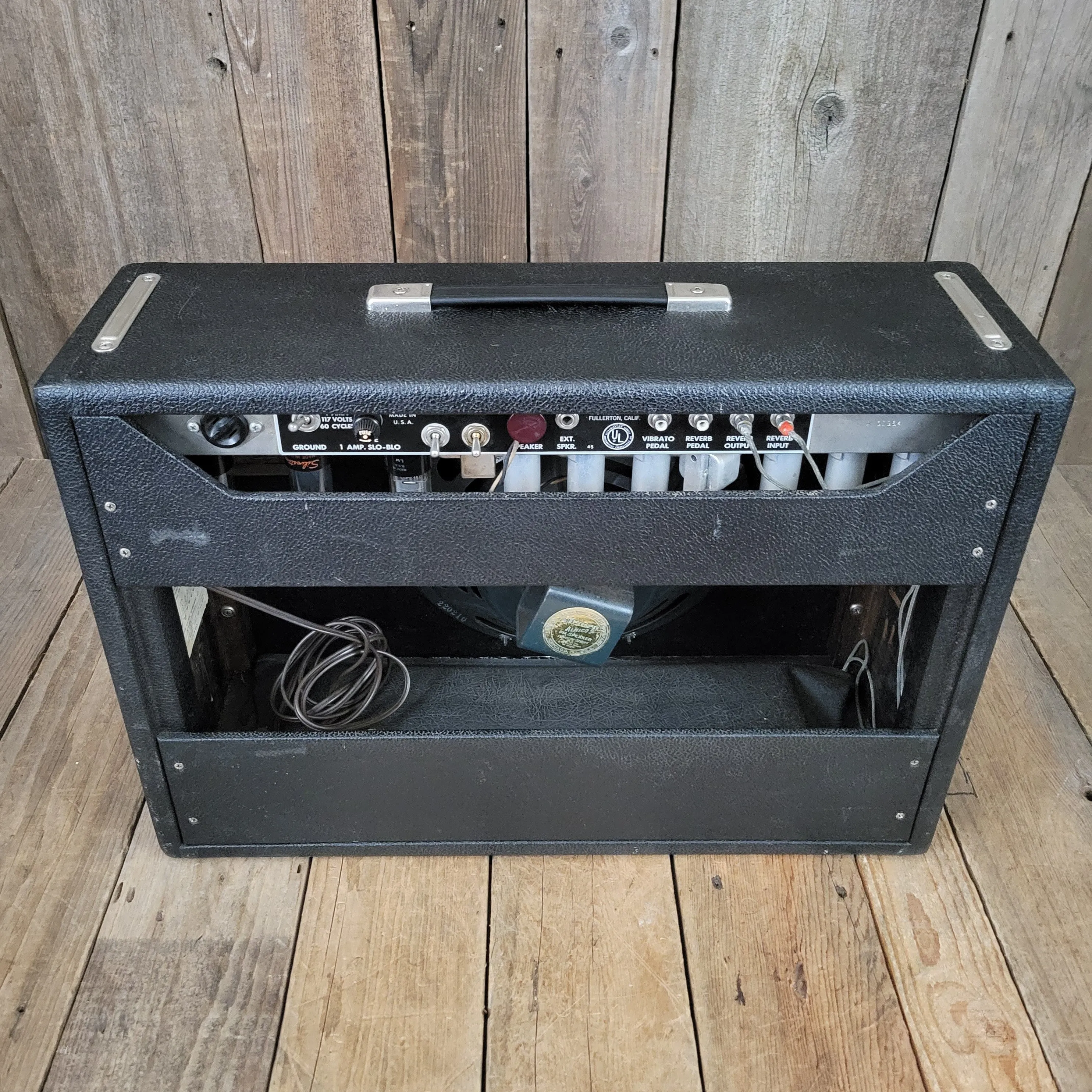 SOLD - Fender Deluxe Reverb AB763 - 1964 Pre CBS FEIC Near Mint