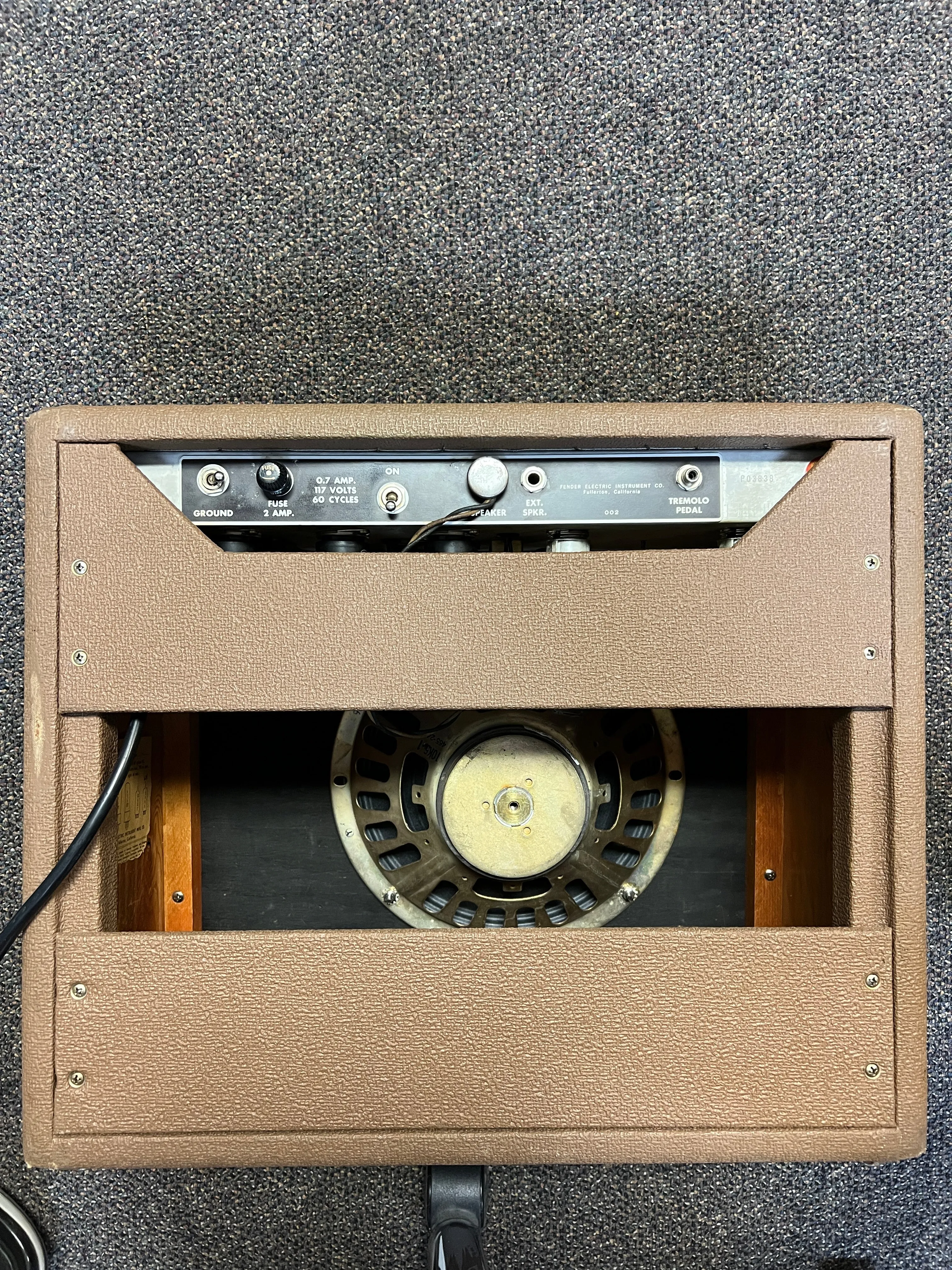 SOLD - Fender Princeton 6G2 1962 Brown Tolex