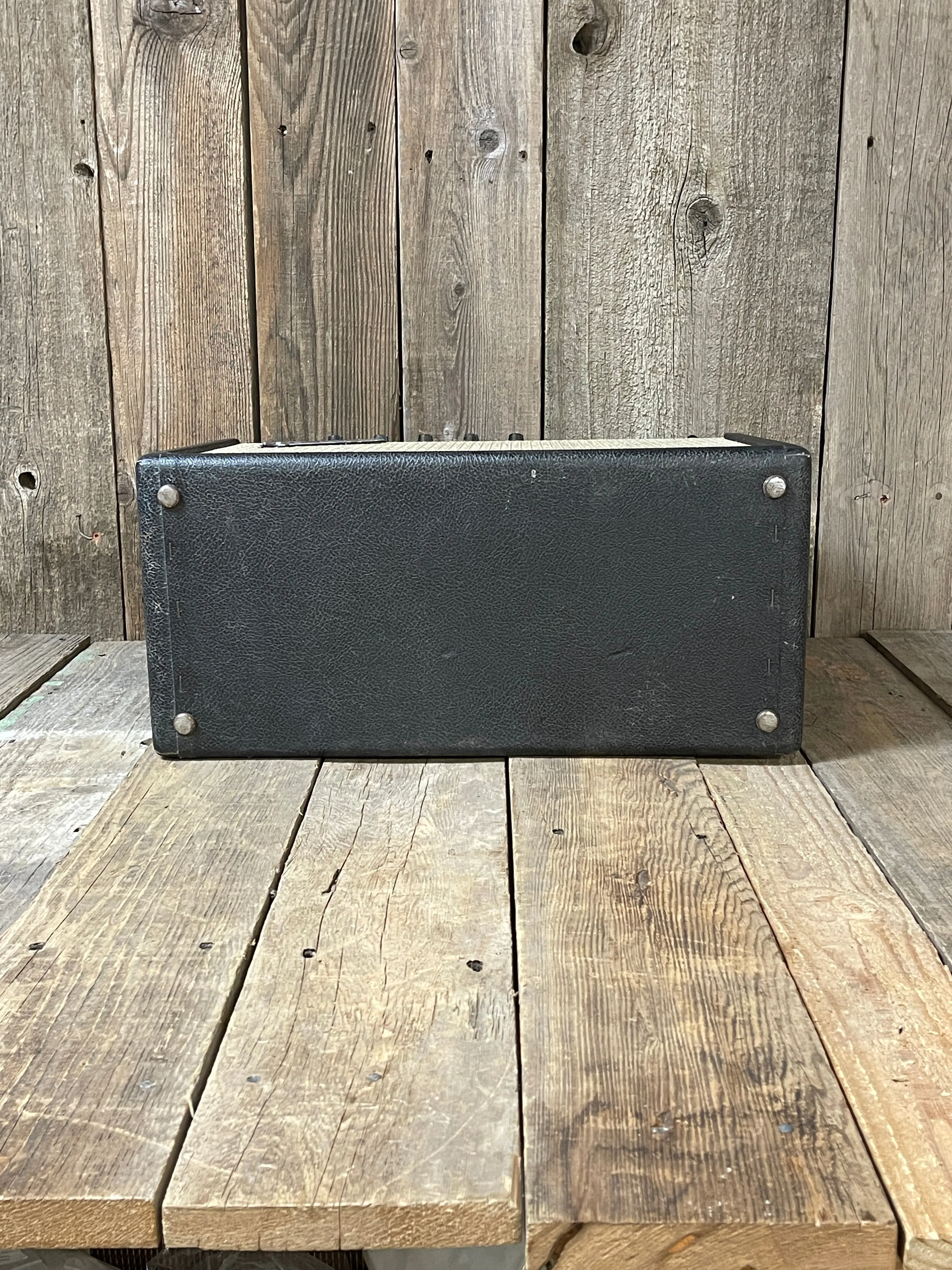 SOLD - Fender Princeton AA964 1965 Pre CBS Blackpanel Tube Guitar Amplifier