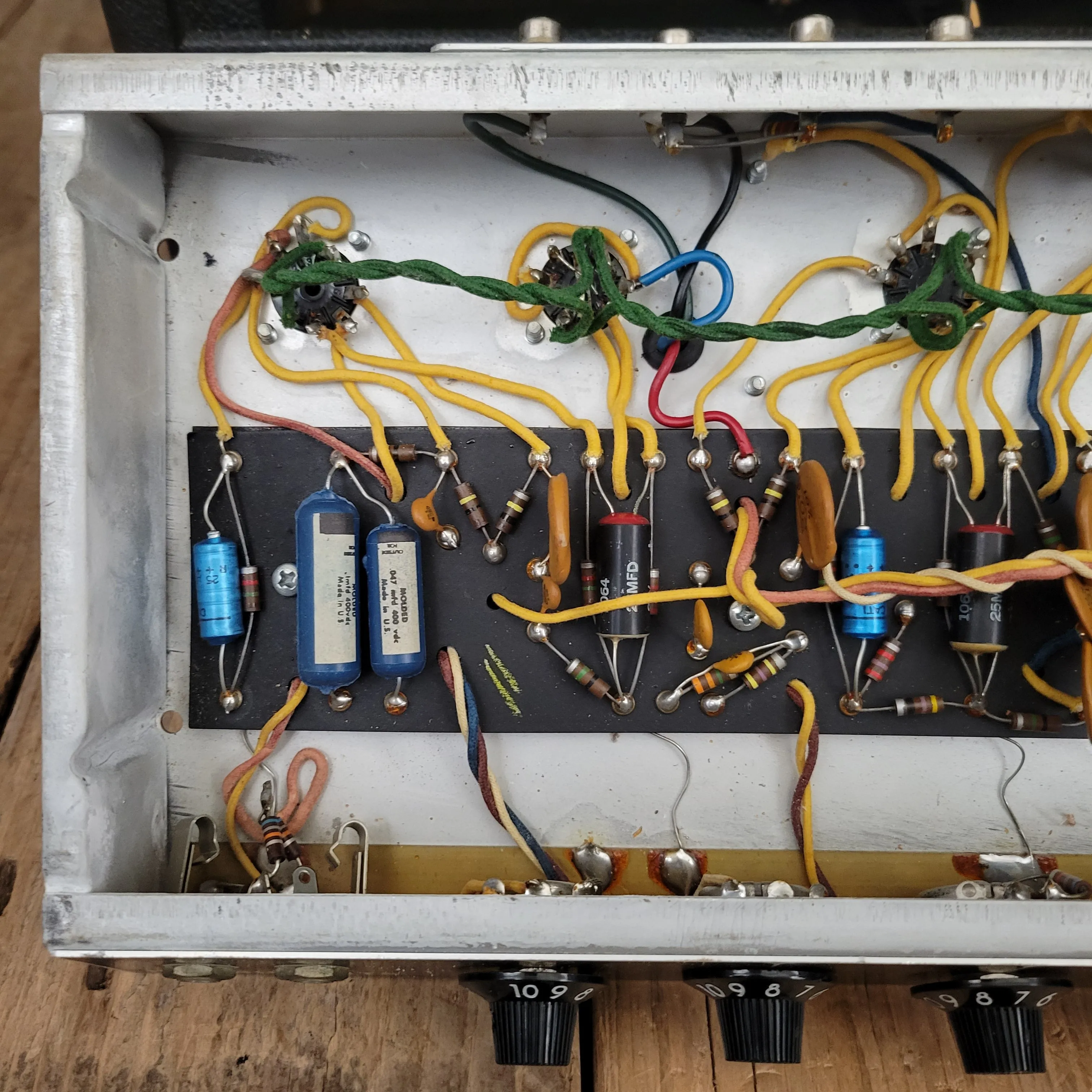 SOLD - Fender Princeton Reverb Black Panel AA764 1967 Clean and All Original Vintage Amp