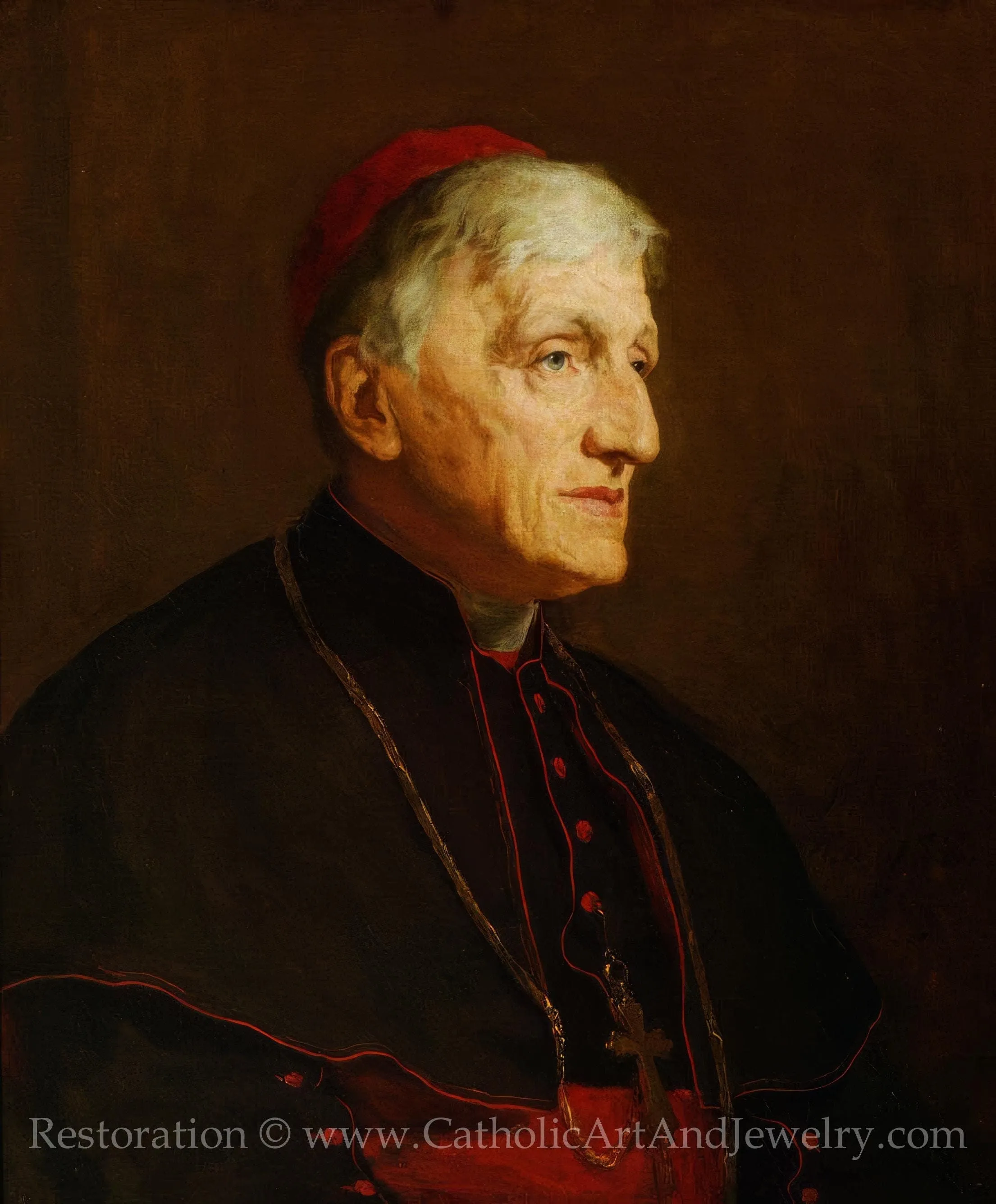 St. John Henry, Cardinal Newman– Catholic Art Print – Catholic Gift  –