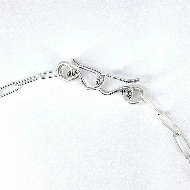 Sterling Silver and Aquamarine Necklace