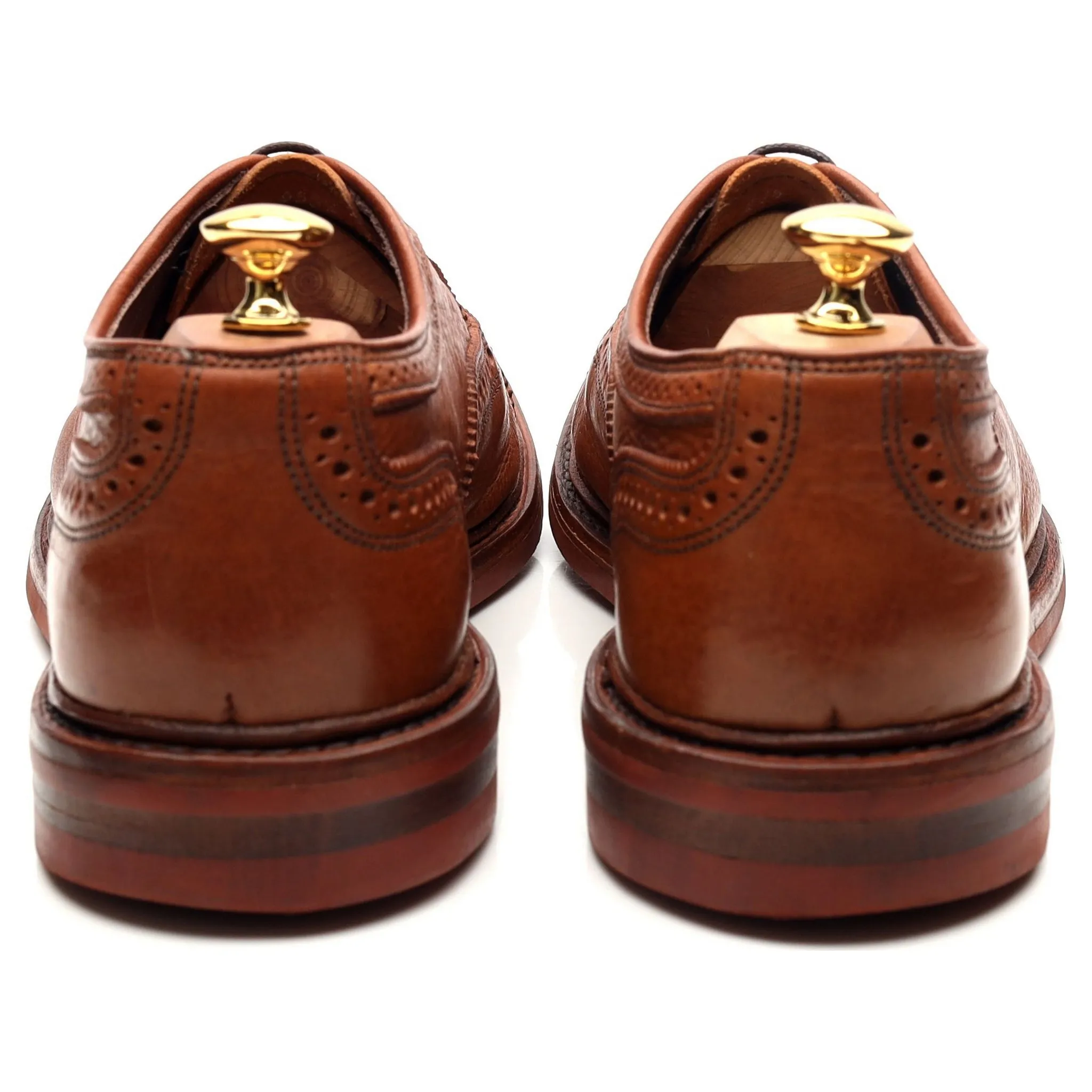 'Strandmok' Tan Brown Leather Oxford Brogues UK 11 US 11.5 D
