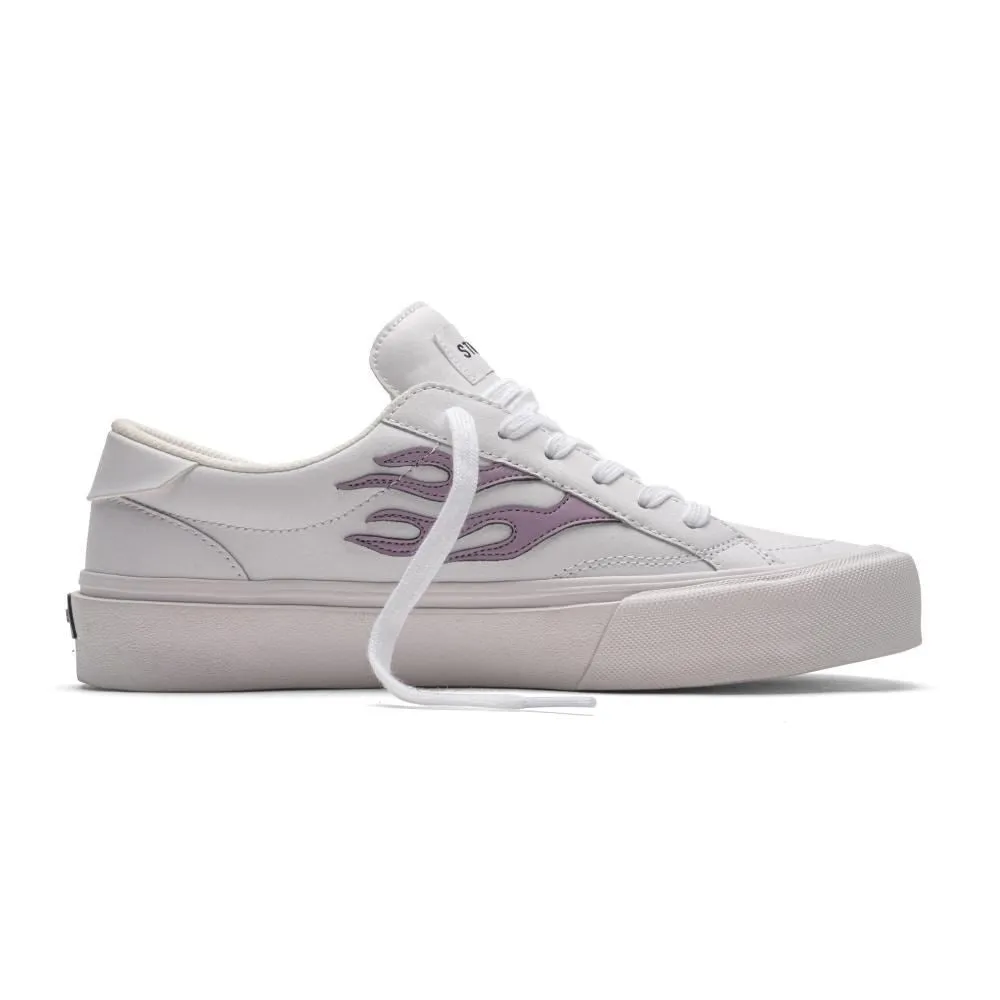 Straye Footwear Logan - Flame White / Lavender Leather