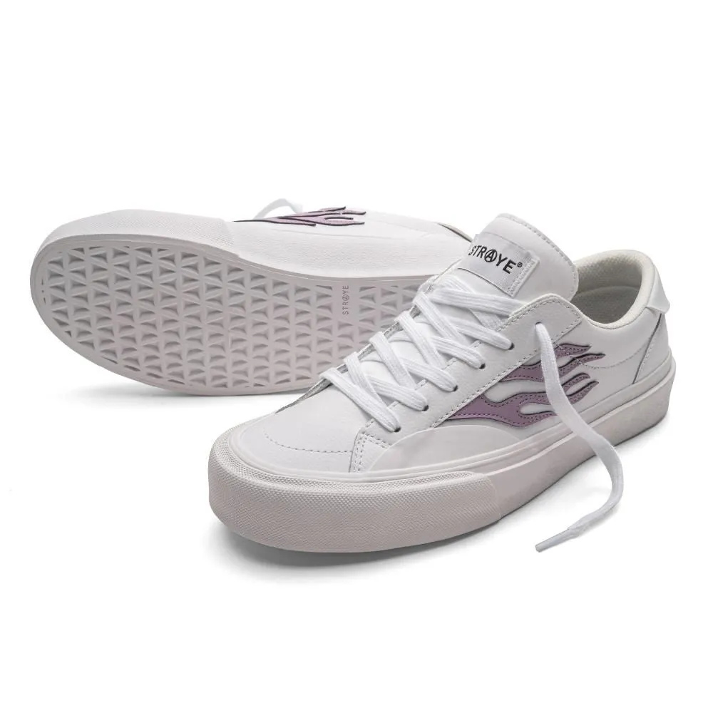 Straye Footwear Logan - Flame White / Lavender Leather