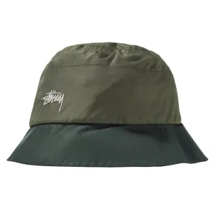 Stussy Outdoor Panel Bucket Hat Cap Olive S/M