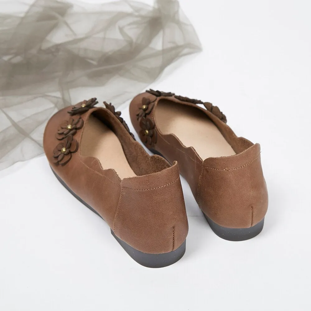 summer new Sen single shoes handmade shoes original retro soft comfortable leather