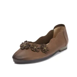 summer new Sen single shoes handmade shoes original retro soft comfortable leather