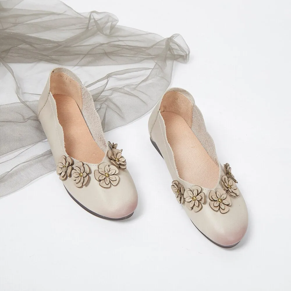 summer new Sen single shoes handmade shoes original retro soft comfortable leather