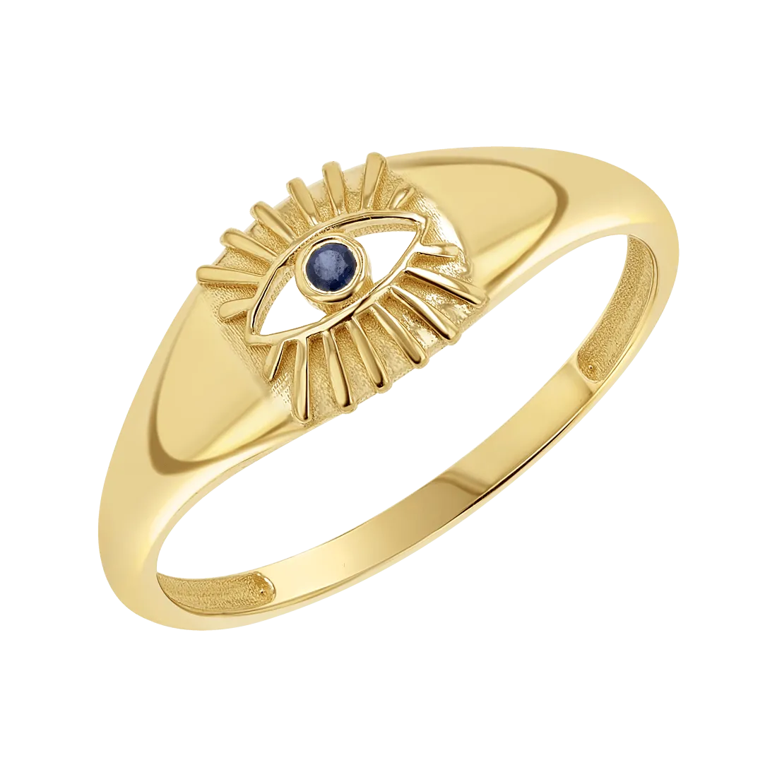 Sunbeam Evil Eye Ring